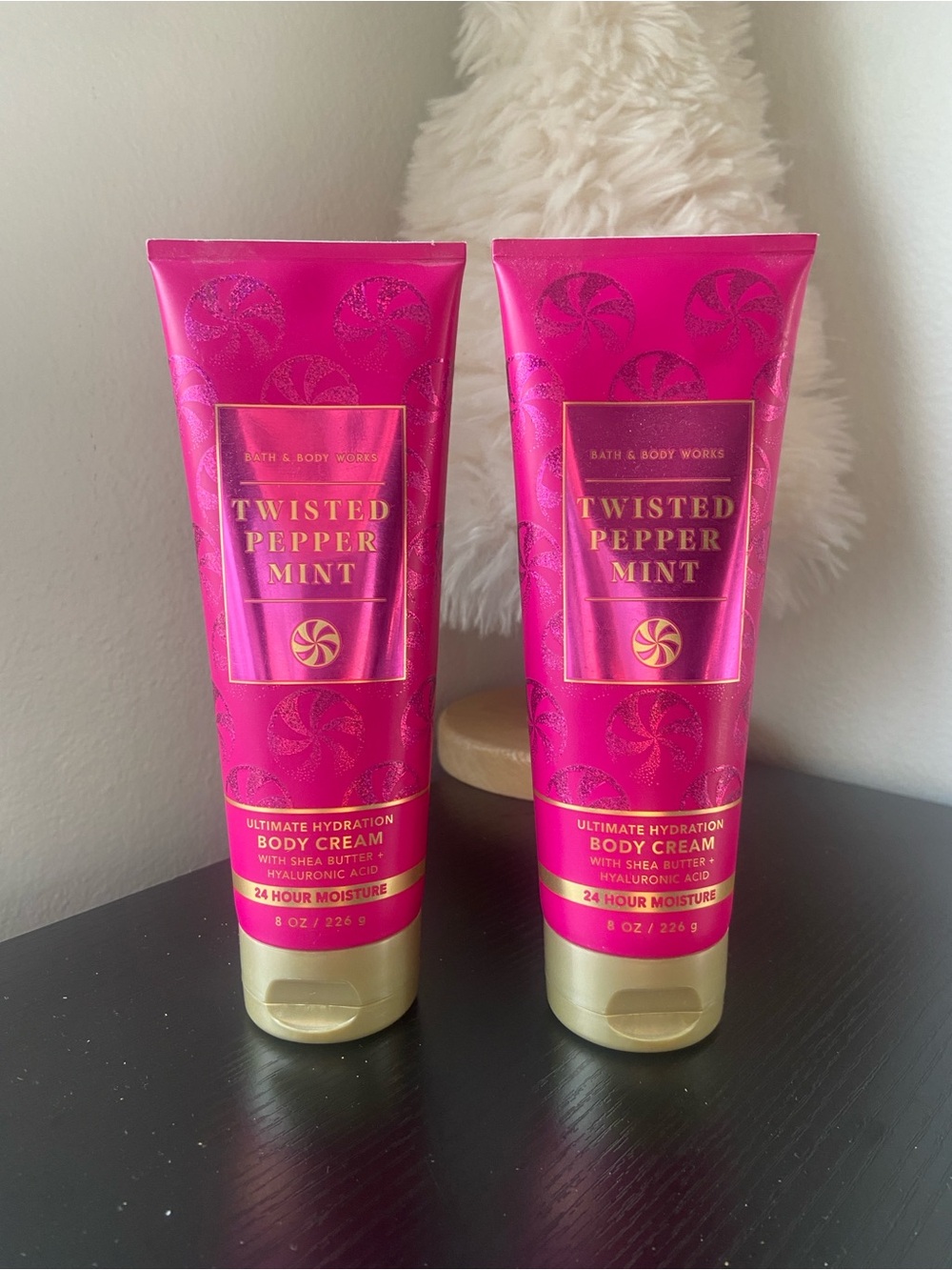 Bath & Body Works Twisted Peppermint Ultimate Hydration Body Cream Set of 2 NEW